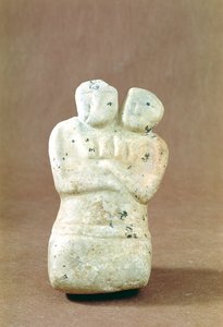 Statuette eines doppelköpfigen Gottes